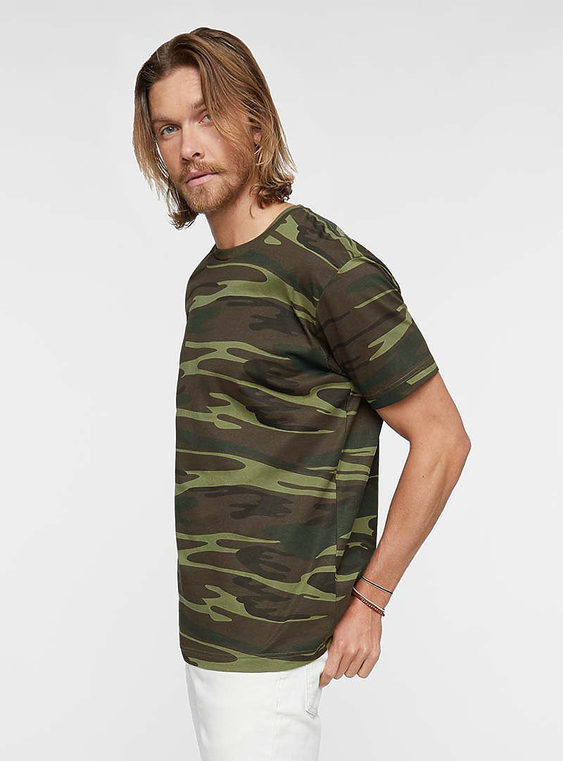 3907 ADULT CAMO TEE