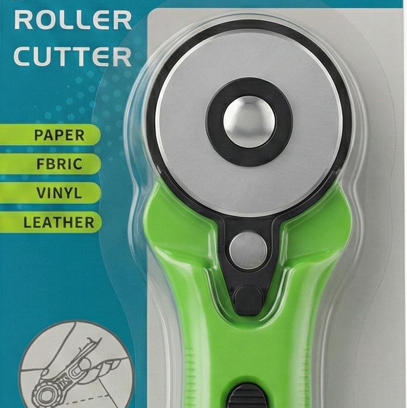 45mm Rotary Cutter – Fabric, Vinyl, Paper, Leather (Model 811)