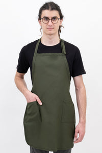 Laviva Sports™ Full Length Apron with 2 Patch Pockets