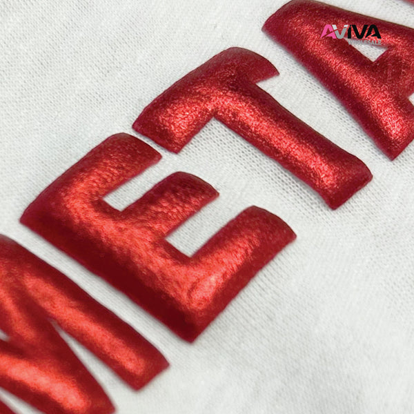 Ultra Flex 3D PUFF Metallic 20” wide Heat TRANSFER Vinyl for T-Shirt and Apparel - HTV