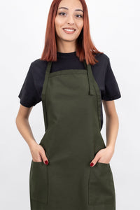 Laviva Sports™ Full Length Apron with 2 Patch Pockets