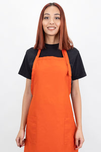 Laviva Sports™ Full Length Apron with 2 Patch Pockets