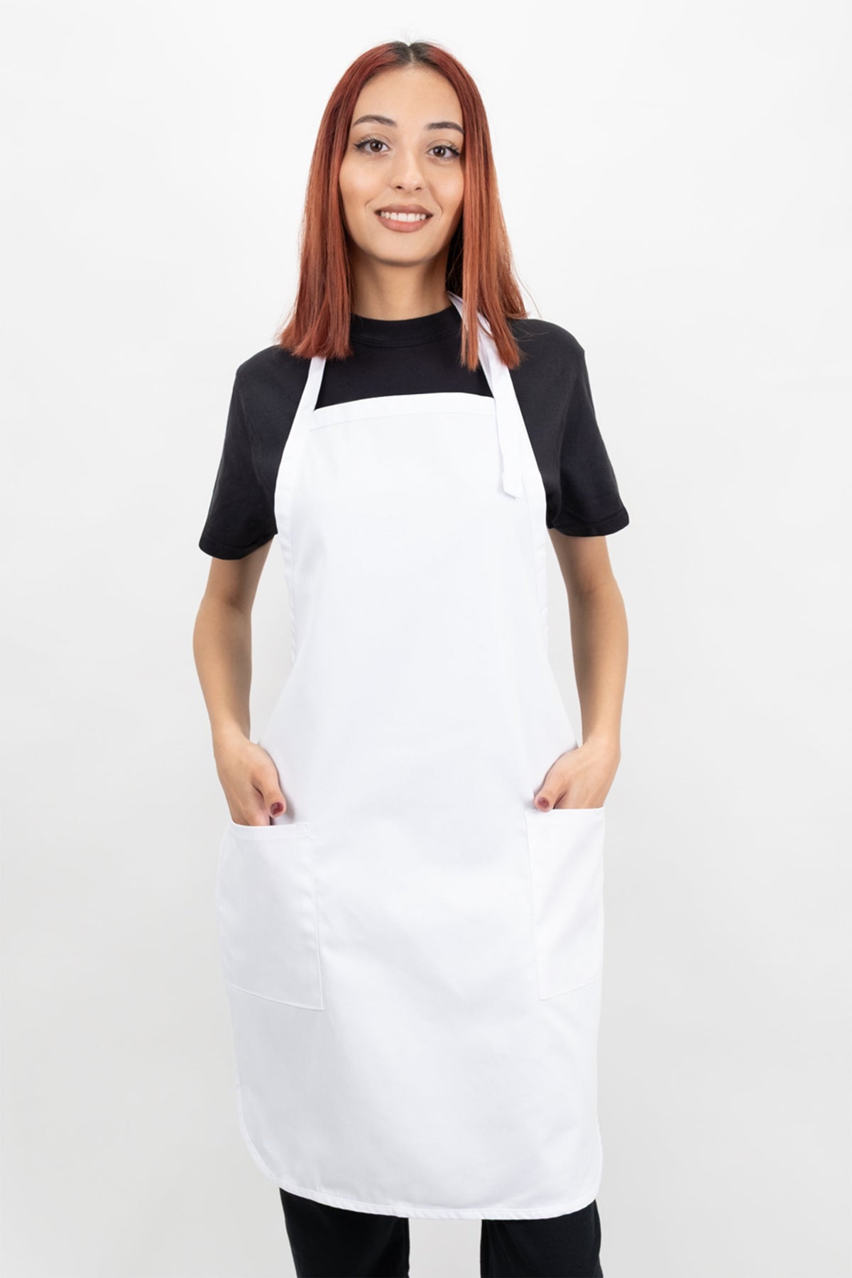 Laviva Sports™ Full Length Apron with 2 Patch Pockets