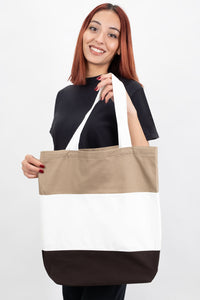Color Block Tote Bag - Mix and Match
