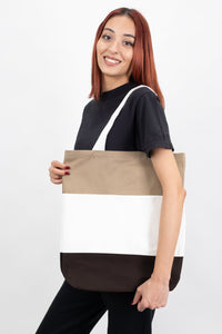 Color Block Tote Bag - Mix and Match