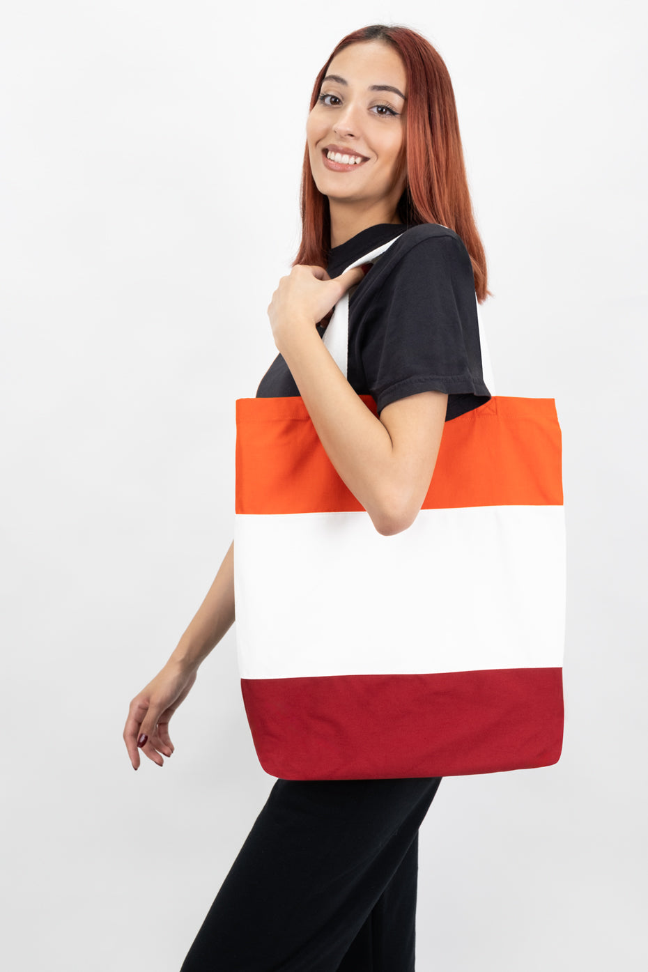 Color Block Tote Bag - Mix and Match