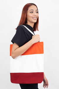 Color Block Tote Bag - Mix and Match