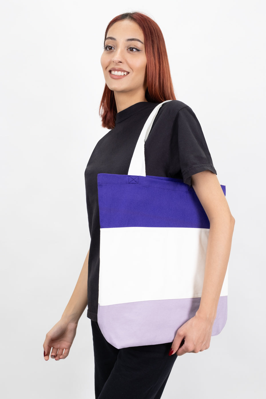 Color Block Tote Bag - Mix and Match