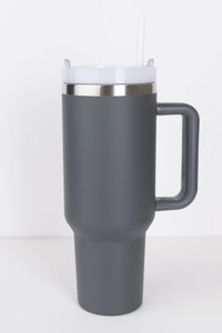 RoadSip Stainless Steel Tumbler with Handle and Sip 40 oz.
