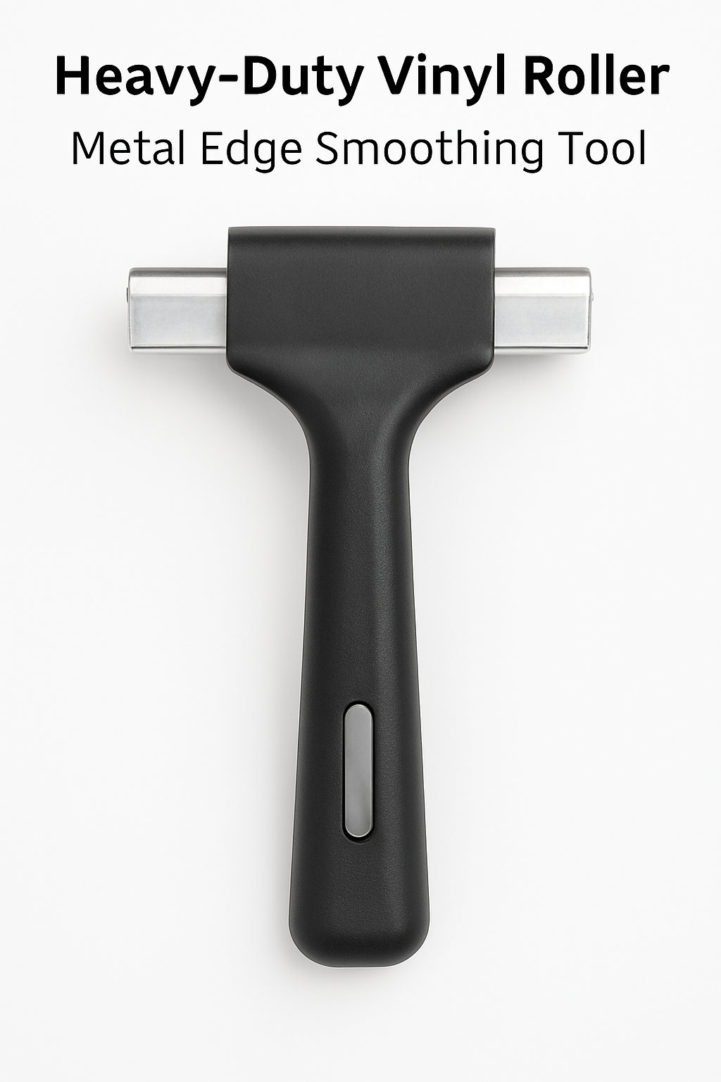 Heavy-Duty Vinyl Roller – Metal Edge Smoothing Tool