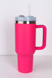 RoadSip Stainless Steel Tumbler with Handle and Sip 40 oz.