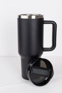 RoadSip Stainless Steel Tumbler with Handle and Sip 40 oz.