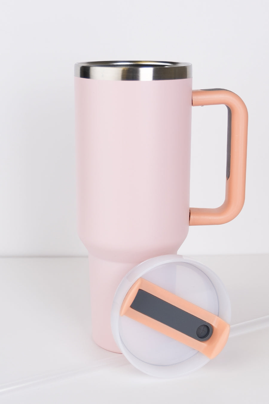 RoadSip Stainless Steel Tumbler with Handle and Sip 40 oz.