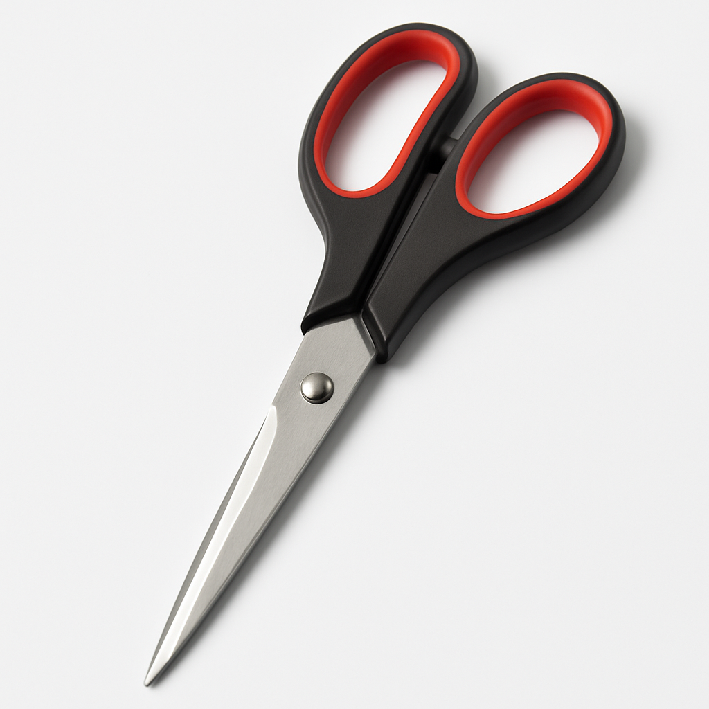 Multi-Purpose Stainless Steel Craft Scissors – Soft Grip Handles