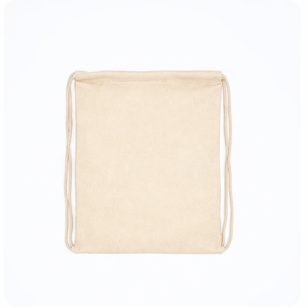 Drawstring Cotton/Canvas Backpack