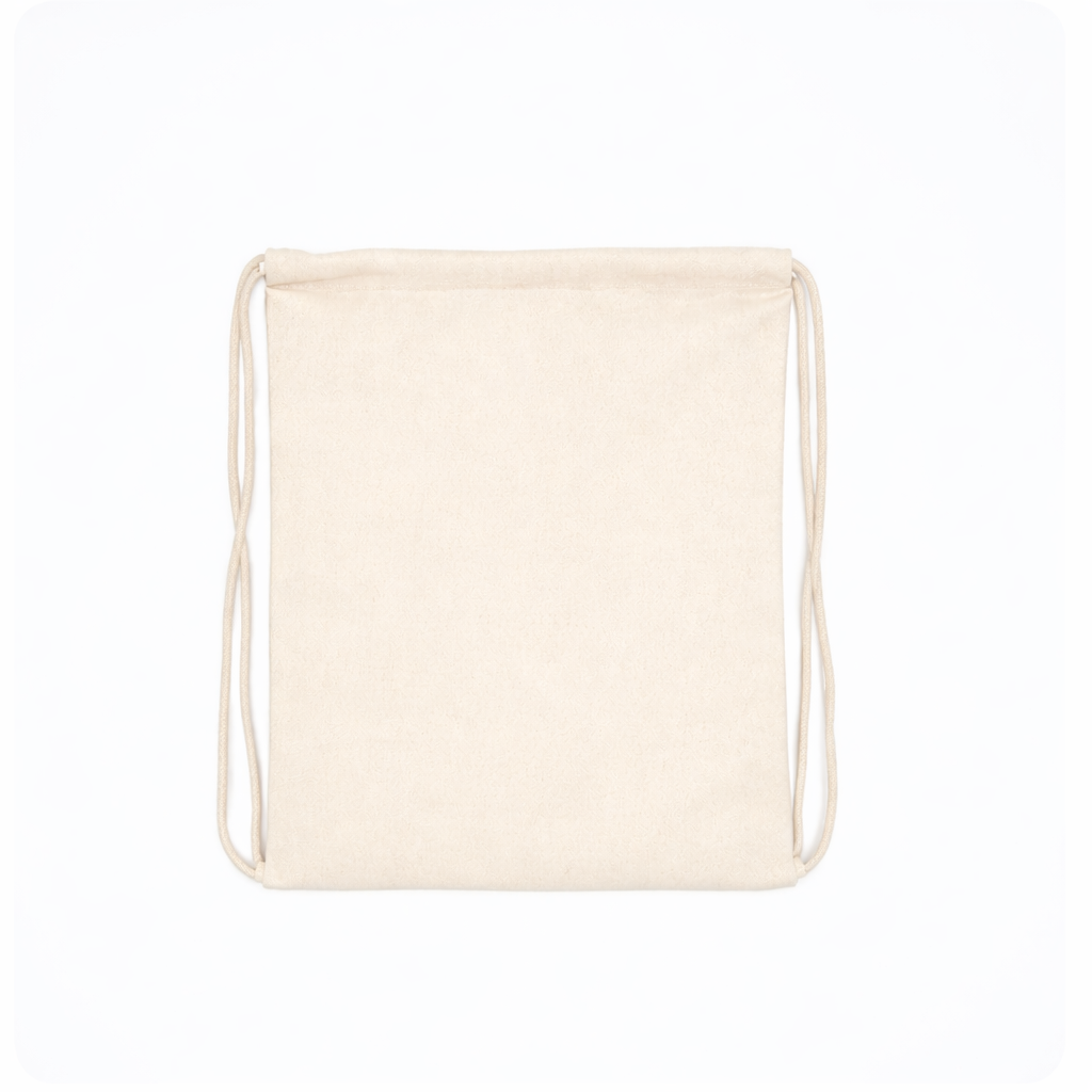 Drawstring Cotton/Canvas Backpack