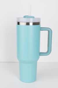 RoadSip Stainless Steel Tumbler with Handle and Sip 40 oz.