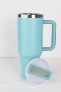 RoadSip Stainless Steel Tumbler with Handle and Sip 40 oz.