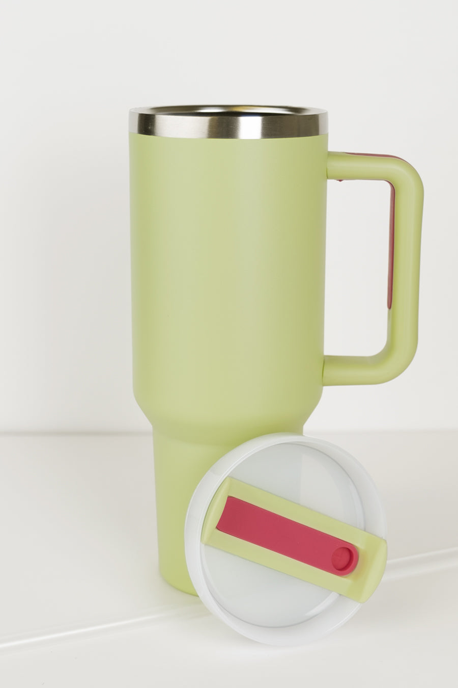 RoadSip Stainless Steel Tumbler with Handle and Sip 40 oz.