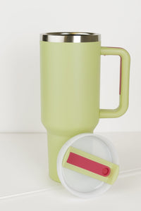 RoadSip Stainless Steel Tumbler with Handle and Sip 40 oz.