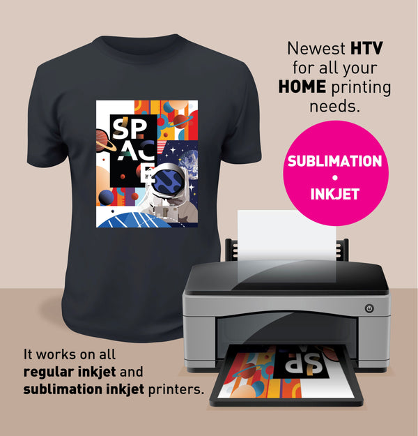 Laviva Sublimation / Inkjet Home Printable Vinyl Dark 8.5 X 11