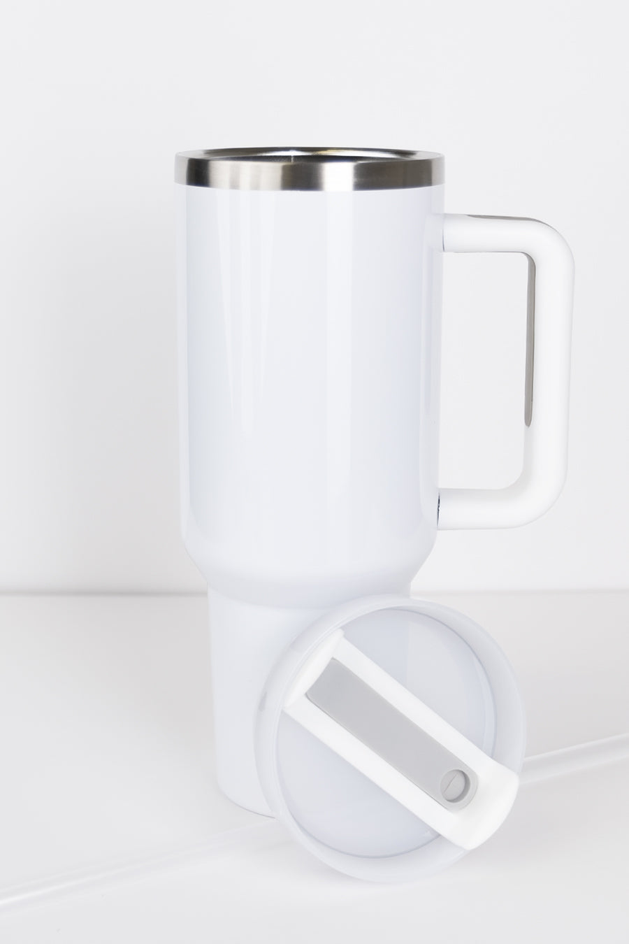 RoadSip Stainless Steel Tumbler with Handle and Sip 40 oz.