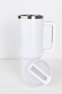 RoadSip Stainless Steel Tumbler with Handle and Sip 40 oz.