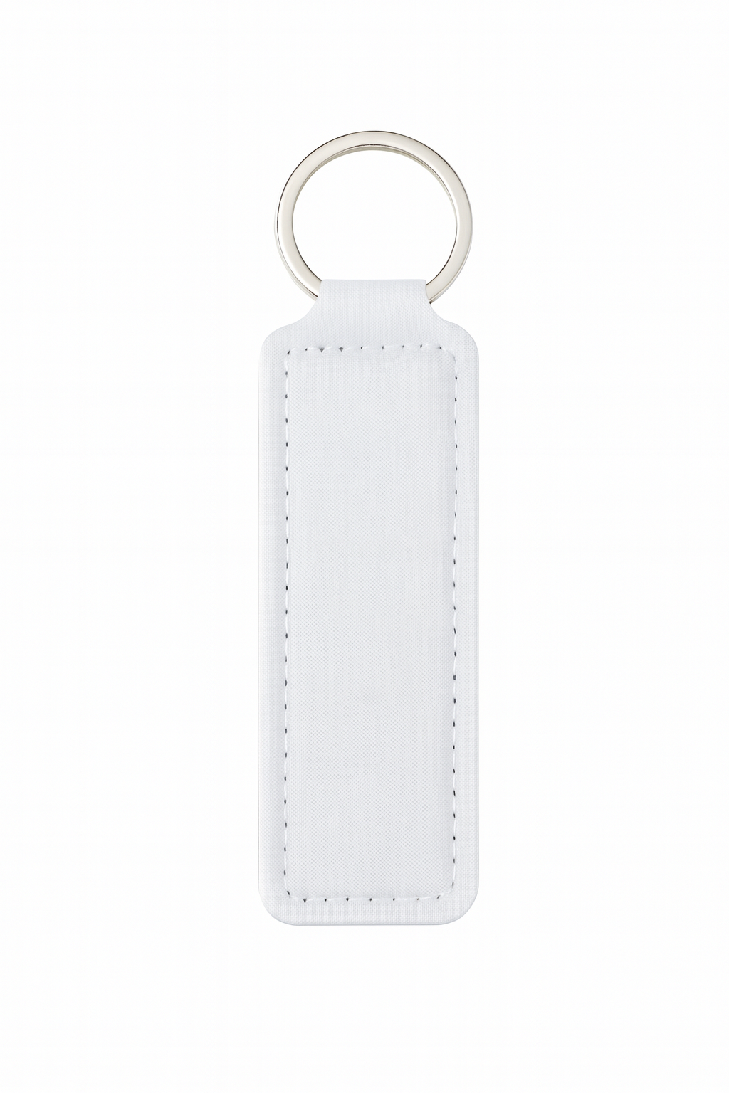 Sublimation Keychain – Blank Rectangle with Silver Ring