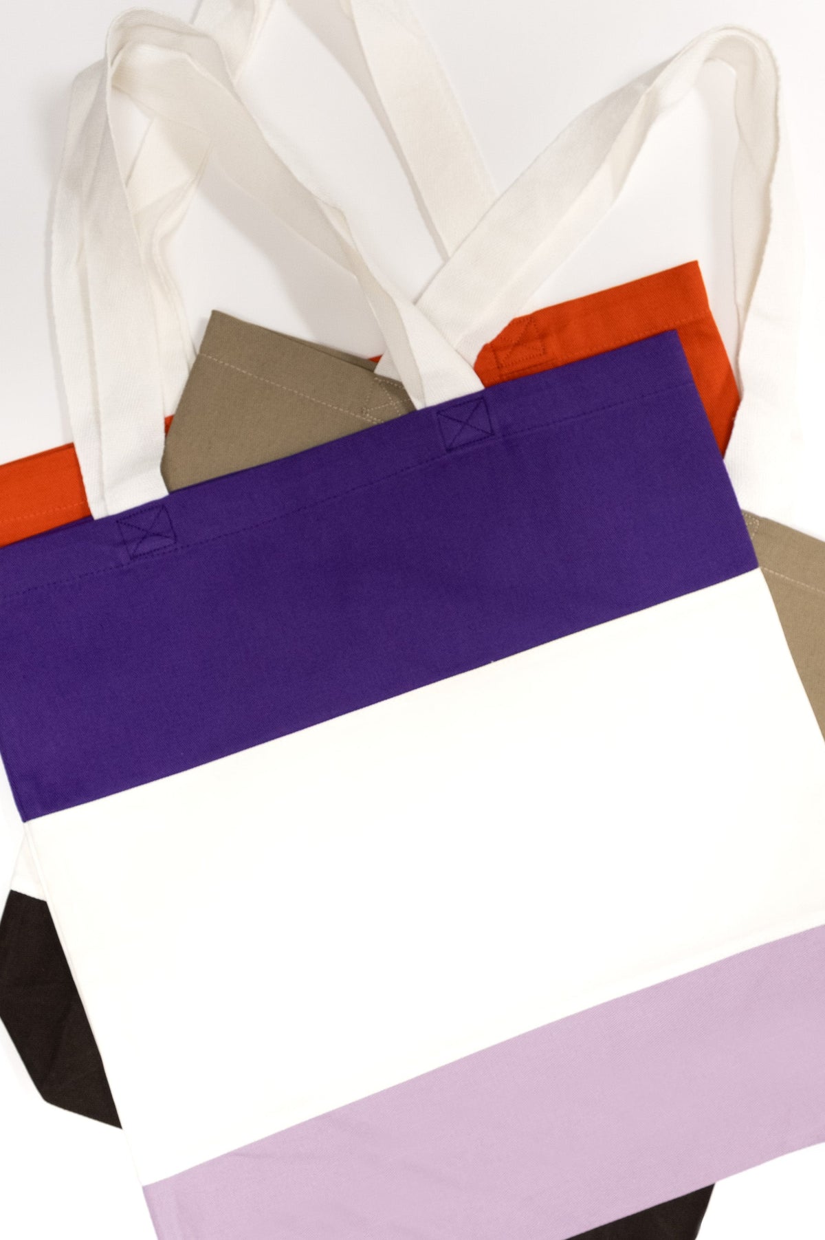Color Block Tote Bag - Mix and Match