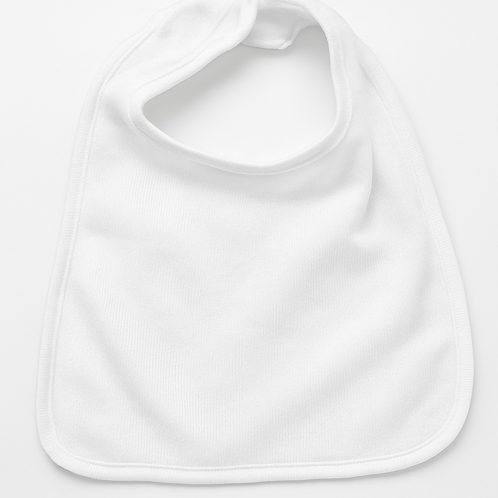 White Sublimation Baby Bib