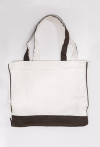 Trimmed Tote Bag - Sleek and Versatile
