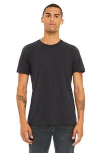 DARK GREY 3001 BELLA UNISEX SLEEVE TEE 