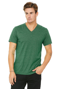 BELLA  3005 UNISEX JERSEY SHORT SLEEVE V-NECK TEE (2XL - 3XL)