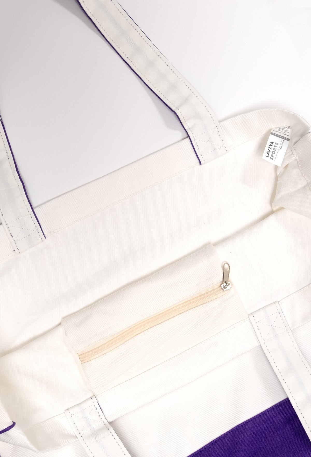 Trimmed Tote Bag - Sleek and Versatile