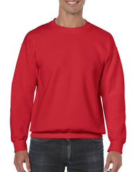 Red Adult Crewneck Sweatshirt