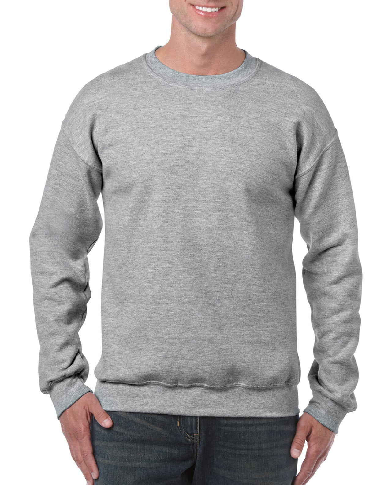 18000 Gildan Sweatshirts Heavy Cotton Blend Adult Crew Neck