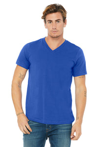 BELLA 3005 UNISEX JERSEY SHORT SLEEVE V-NECK TEE (XS - XL)