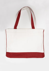 Trimmed Tote Bag - Sleek and Versatile